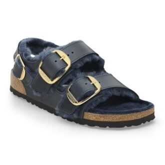 Milano con hebilla Big Buckle, piel de oveja y cuero natural engrasado