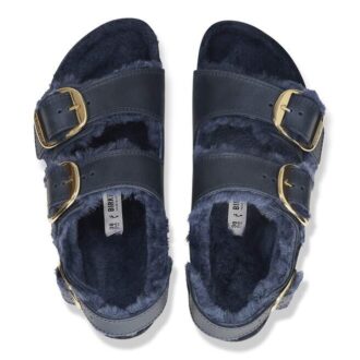 Milano con hebilla Big Buckle, piel de oveja y cuero natural engrasado