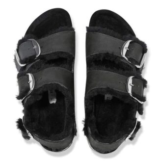 Milano con hebilla Big Buckle, piel de oveja y cuero natural engrasado