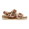 Milano con hebilla Big Buckle, piel de oveja y cuero natural engrasado