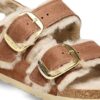 Milano con hebilla Big Buckle, piel de oveja y cuero natural engrasado