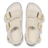Milano Shearling Cuero natural y piel de oveja, color crudo brillante