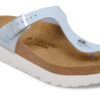 Plataforma Gizeh Pap Flex de cuero nobuk