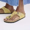 Remaches Gizeh Cuero de ante Ocre