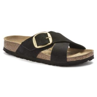 Siena Big Buckle de piel nobuk