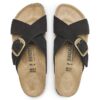 Siena Big Buckle de piel nobuk