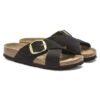 Siena Big Buckle de piel nobuk