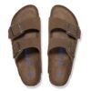 Soft Footbed Arizona de ante en tono té oscuro