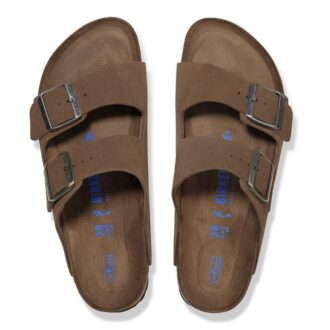 Soft Footbed Arizona de ante en tono té oscuro