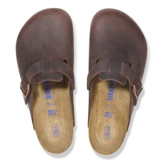 Soft Footbed de cuero natural engrasado