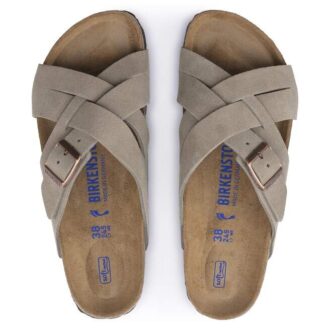 Soft Footbed Lugano de piel de ante