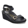 Soley Ring-Buckle de cuero negro