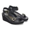 Soley Ring-Buckle de cuero negro