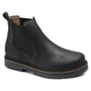 Stalon de piel nobuk negra
