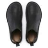 Stalon de piel nobuk negra