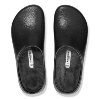 Super-Birki de piel de oveja y poliuretano, negro azabache