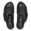 Theda Cross Strap de cuero natural