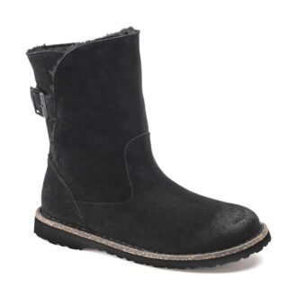 Uppsala Piel de ante con pelo de oveja Negro