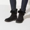 Uppsala Piel de ante con pelo de oveja Negro